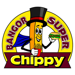 Super Chippy Bangor logo.